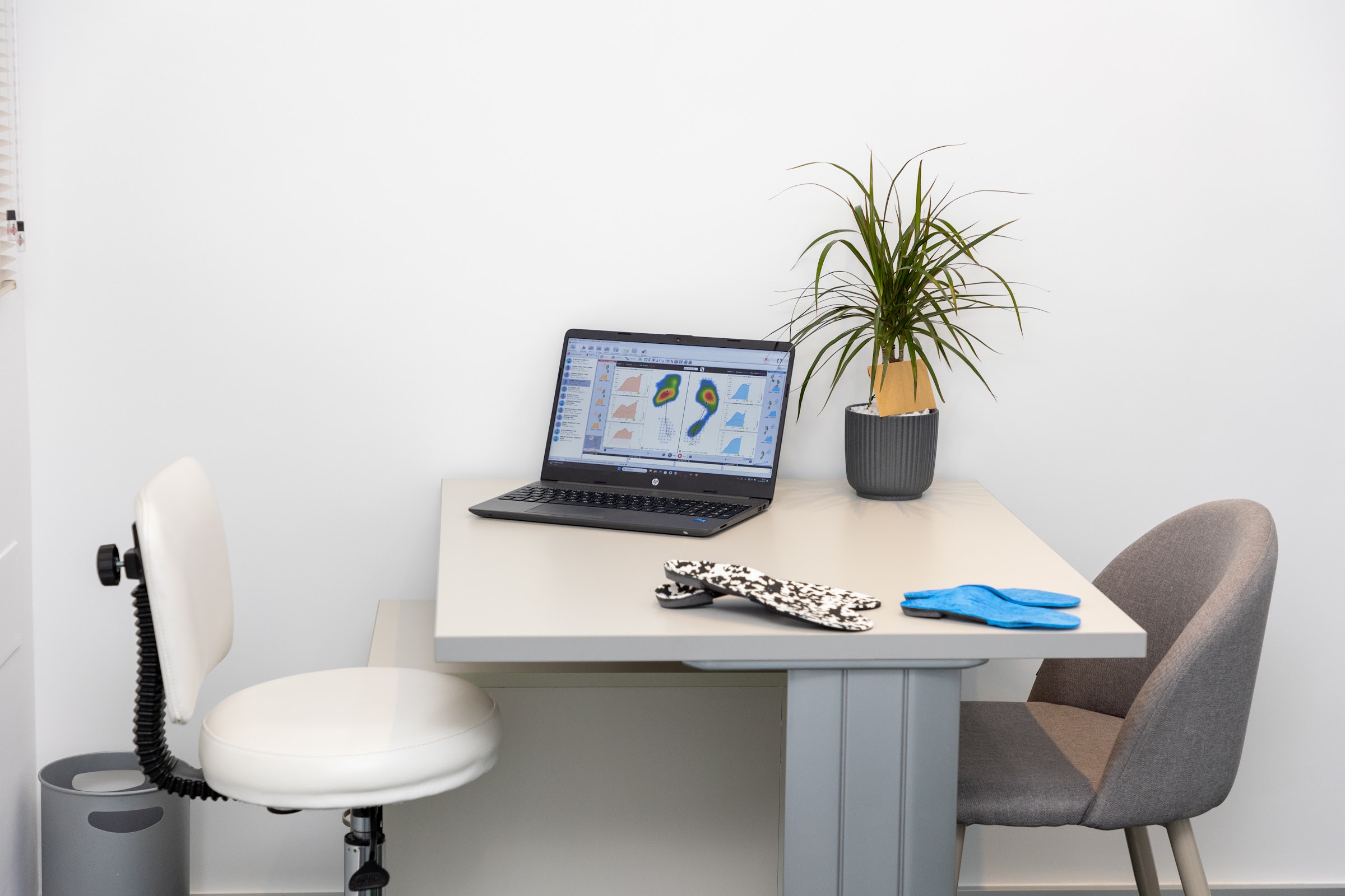 Estudio de la pisada con mapa de presiones y plantillas personalizadas